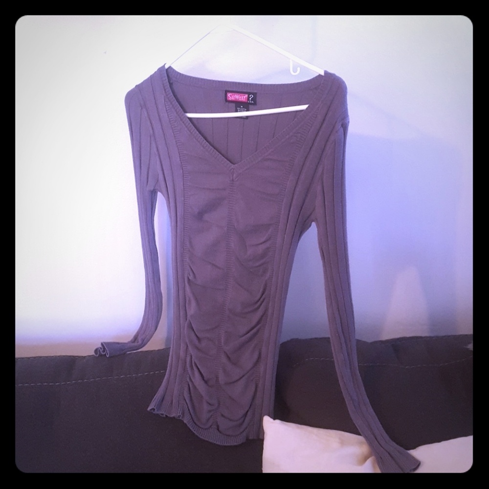 Cozy gray sweater EUC